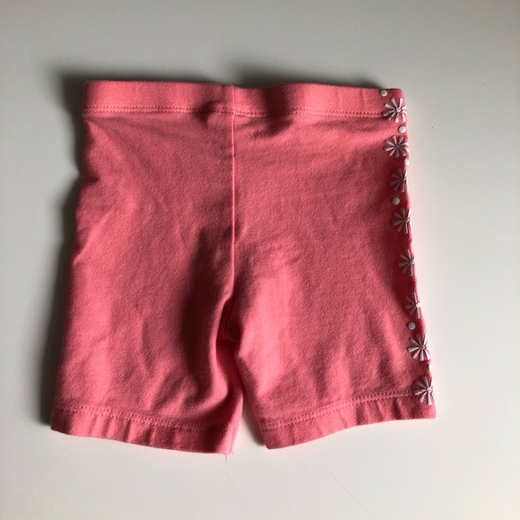 12-18M Girls: Floral Baby Biker Shorts - Picture 3 of 4